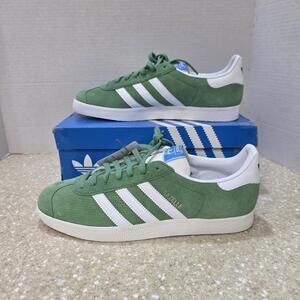 Adidas Gazelle Shoes Green IG1634 Men's Size 9.5 NIB